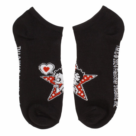 Betty Boop Kisses Women's Ankle Socks 6-Pair Pack